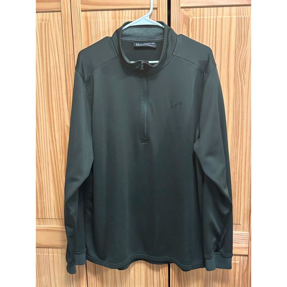Under Armour Mens XXLg Black Cold Gear Pullover Long Sleeve Preowned